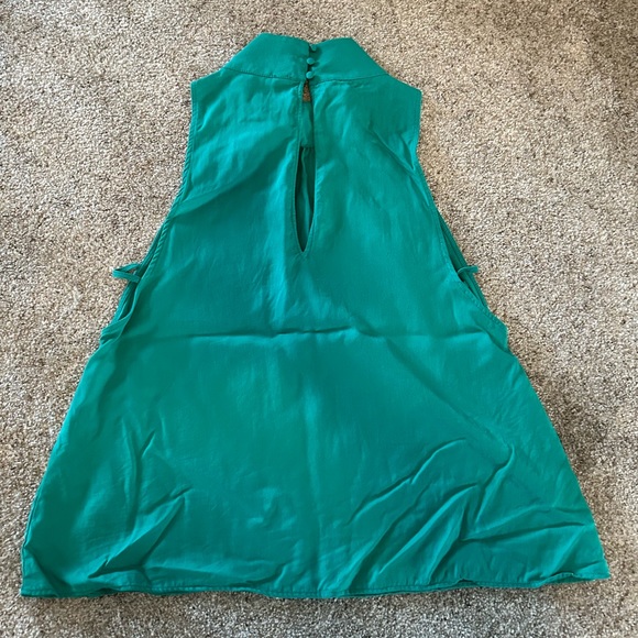 Free People tank top, turquoise, size medium - Picture 2 of 7